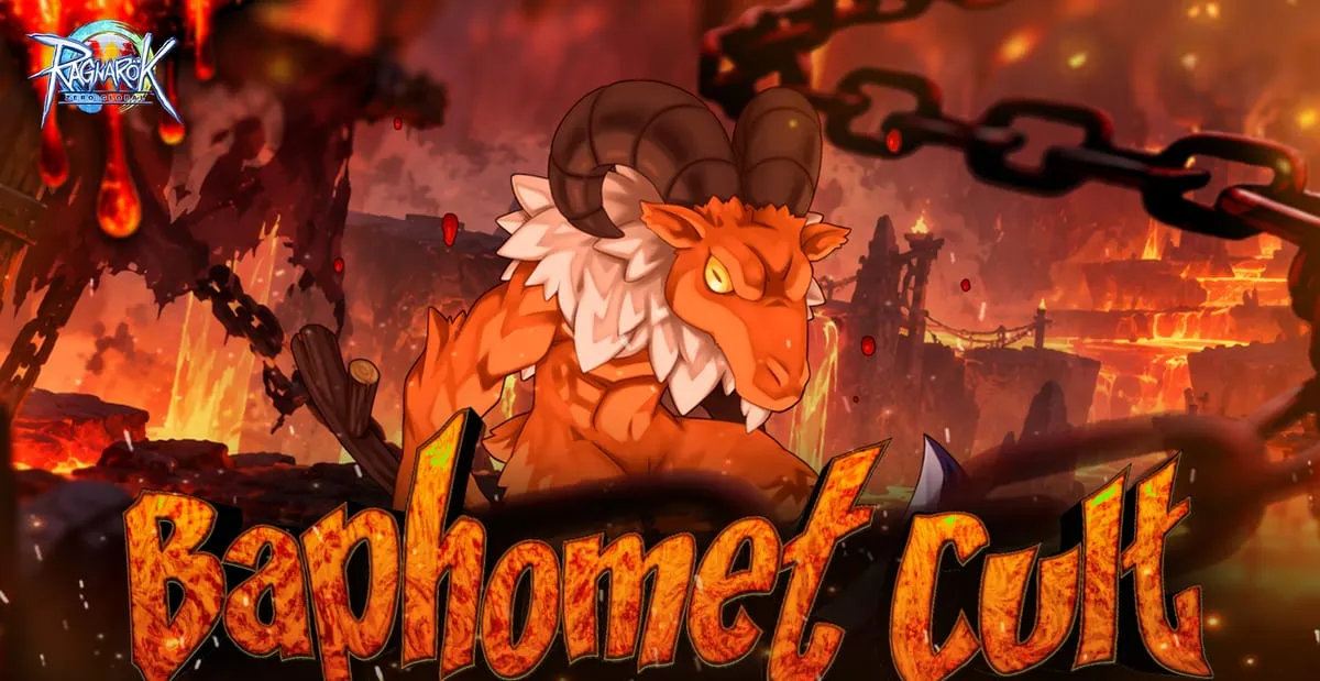 แบนเนอร์กิจกรรม Baphomet Cult จากประกาศทางการ