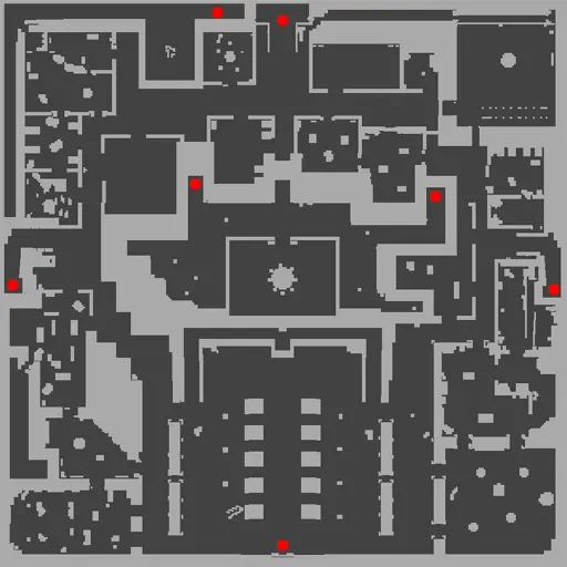 Minimap of Knights Hall 1F (gl_knt01)