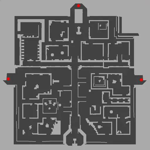 Minimap of Knights Hall 2F (gl_knt02)