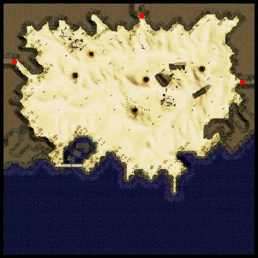 แผนที่ย่อของ Sograt Desert (moc_fild17)