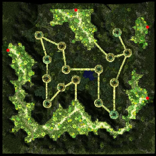 Minimap of Hoomga Forest (um_fild02)