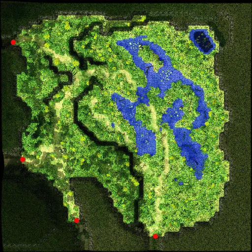 Minimap of Kalala Swamp (um_fild03)