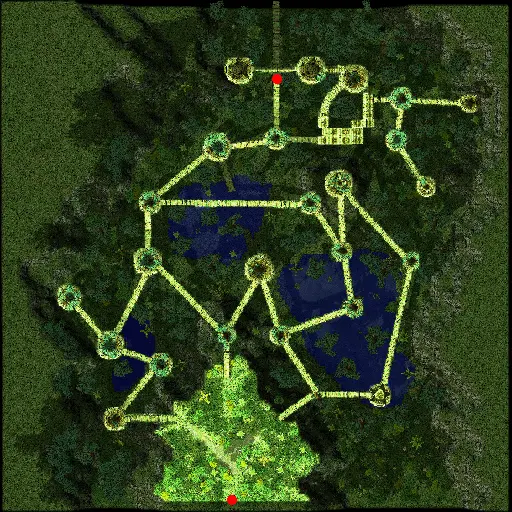 Minimap of Hoomga Jungle (um_fild04)