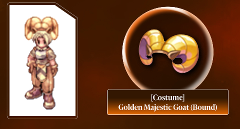 [Costume] Golden Majestic Goat (Bound)